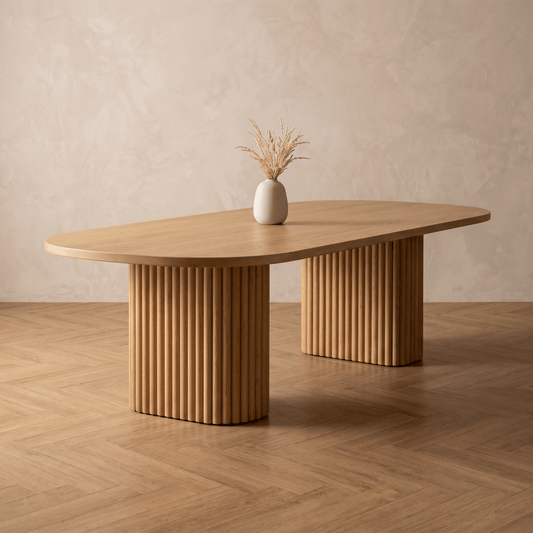 Amelia Dining Table - handcrafted solid wood furniture - Whitman Innovations