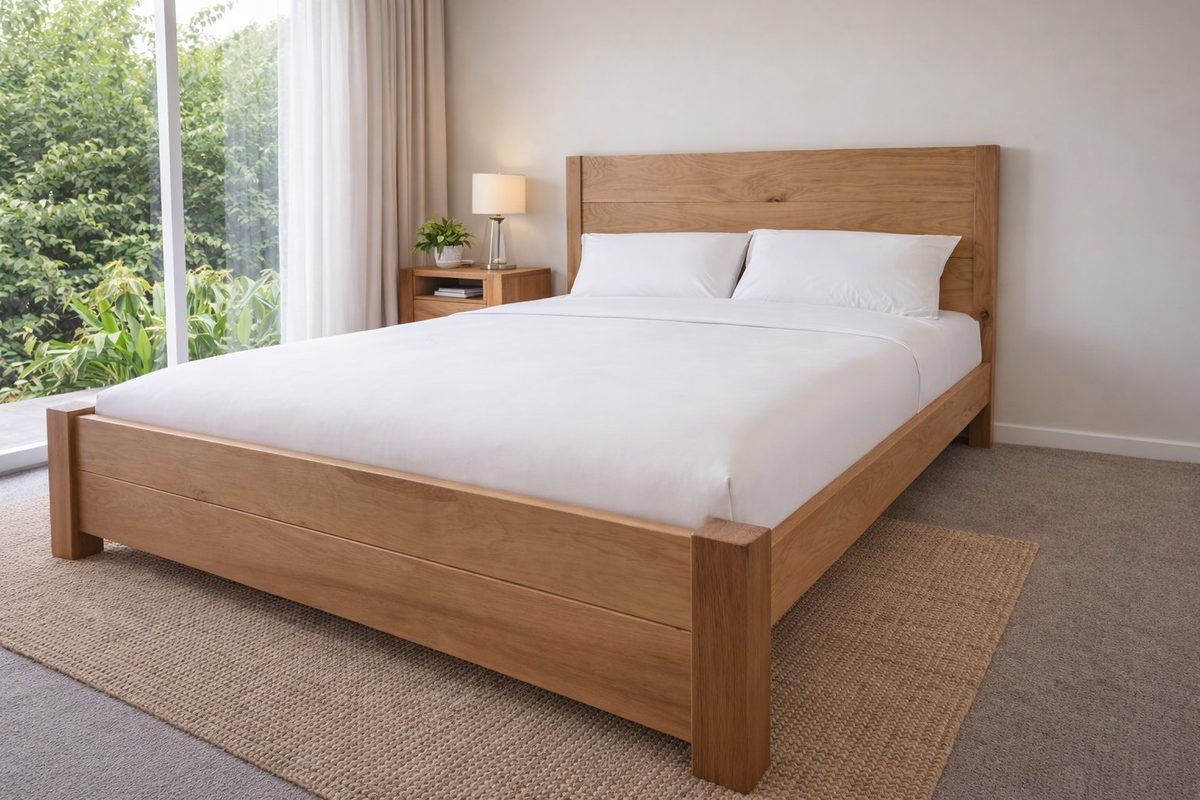 Hannah Bed - handcrafted solid wood furniture - Whitman Innovations