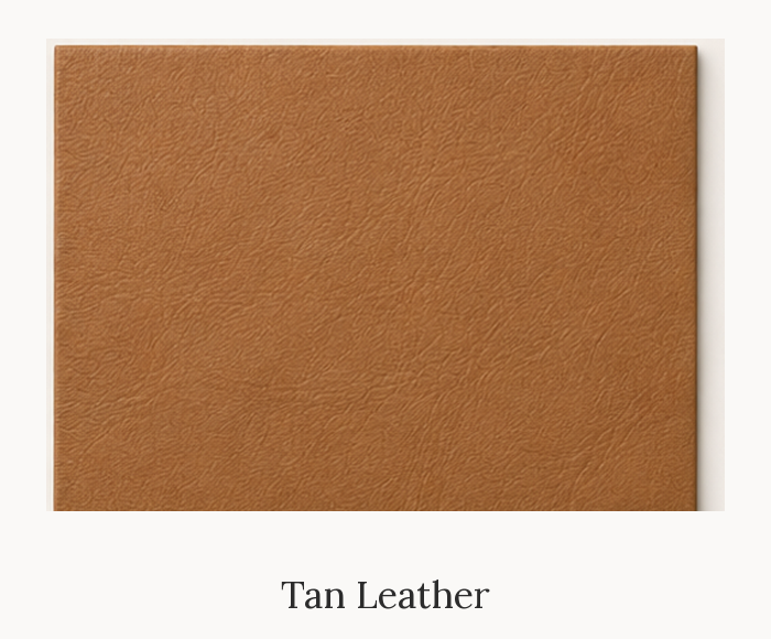 Tan Leather swatch, Whitman Innovations