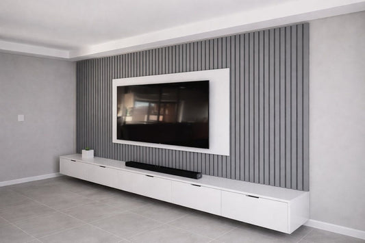 Jacques TV Unit - handcrafted solid wood furniture - Whitman Innovations