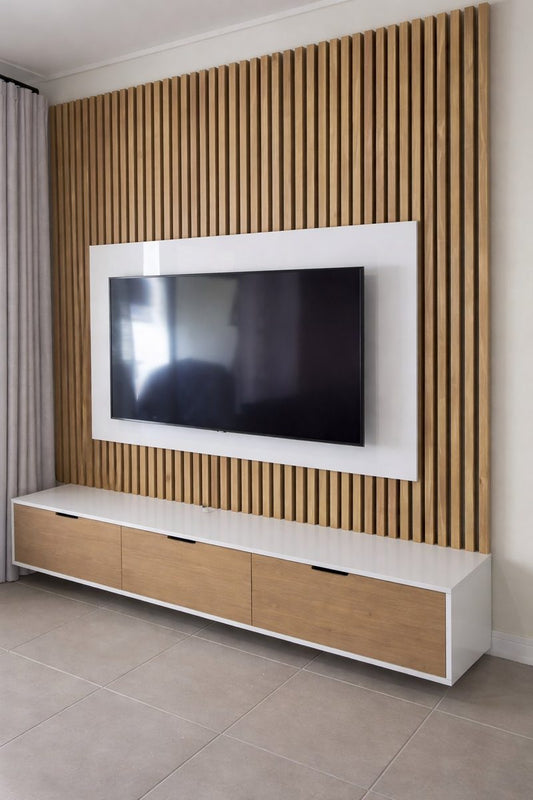 Philip TV Unit - handcrafted solid wood furniture - Whitman Innovations
