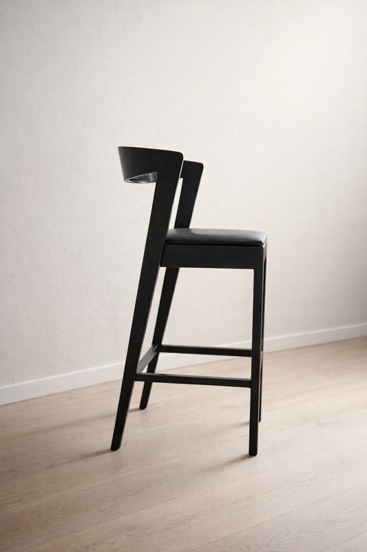 Lianda Bar and Counter Chair - handcrafted solid wood furniture - Whitman Innovations