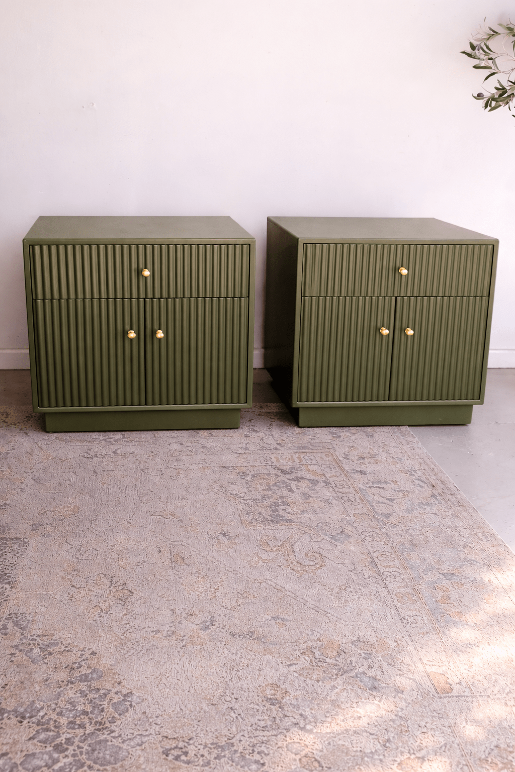 Ezra Bedside Table - handcrafted solid wood furniture - Whitman Innovations