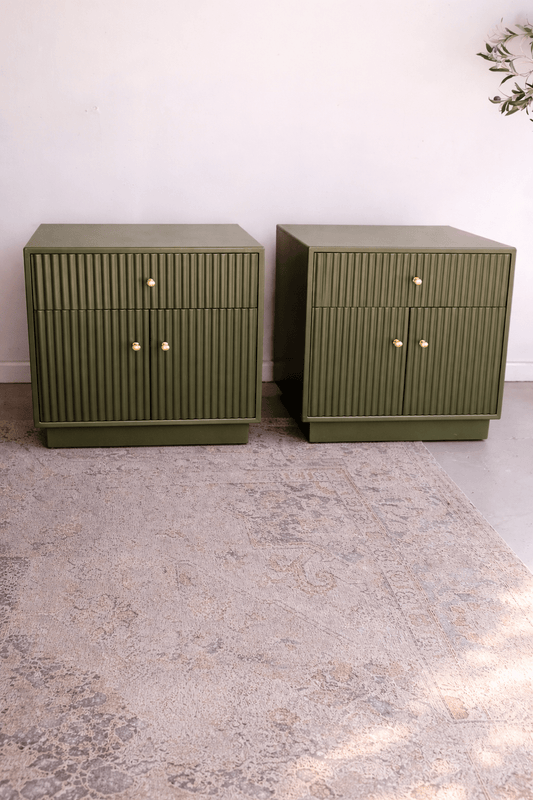 Ezra Bedside Table - handcrafted solid wood furniture - Whitman Innovations