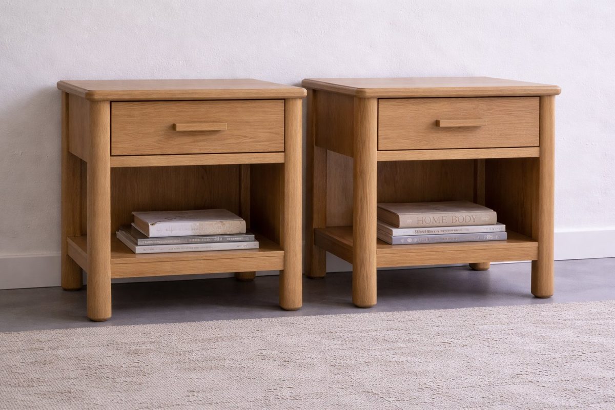 Carlie Pedestal - handcrafted solid wood furniture - Whitman Innovations