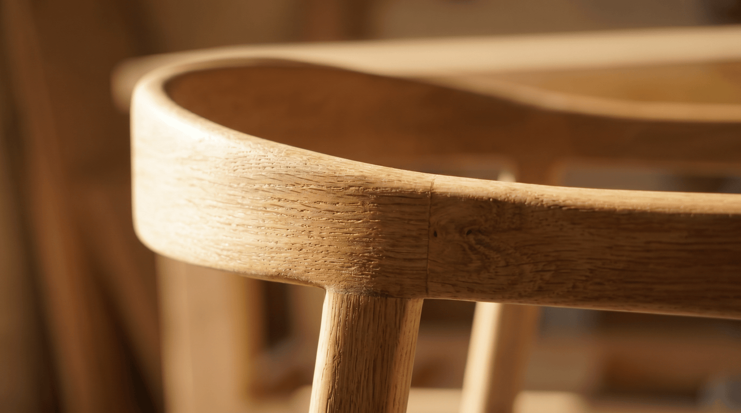Brigitte Dining Chair - handcrafted solid wood furniture - Whitman Innovations