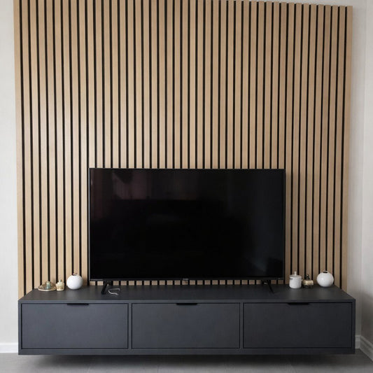 Jayson TV Unit - handcrafted solid wood furniture - Whitman Innovations