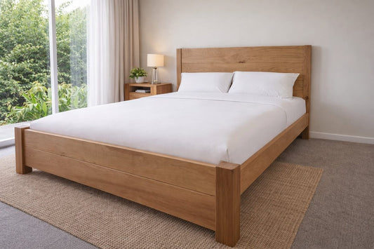 Hannah Bed - handcrafted solid wood furniture - Whitman Innovations
