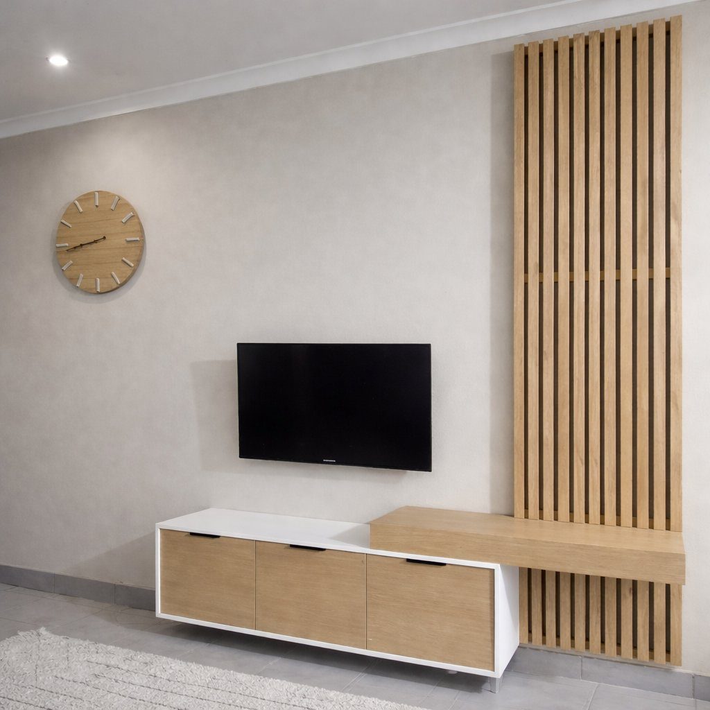 Desire TV Unit - handcrafted solid wood furniture - Whitman Innovations