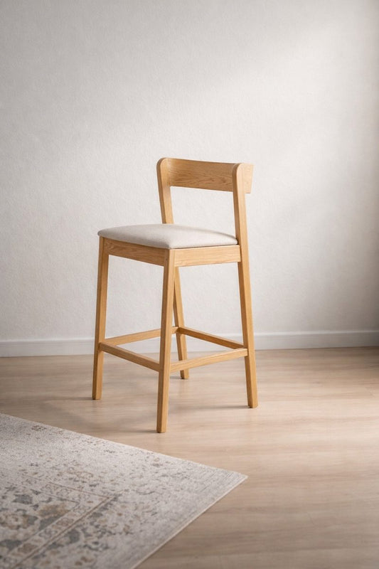 Zana Bar & Counter Chair - handcrafted solid wood furniture - Whitman Innovations