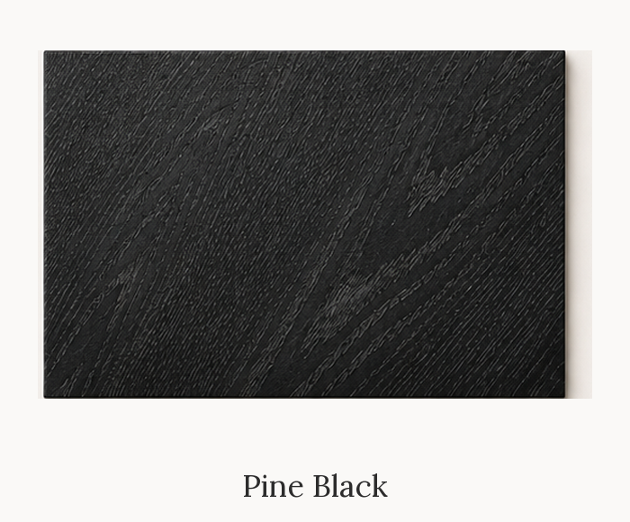 Pine Black finish swatch, Whitman Innovations