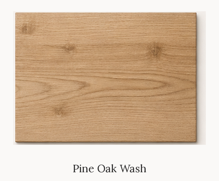 Pine Oak Wash finish swatch, Whitman Innovations
